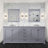 Dukes 80 in. W x 22 in. D White Double Bath Vanity, and 30 in. Mirrors-66637727-112872592