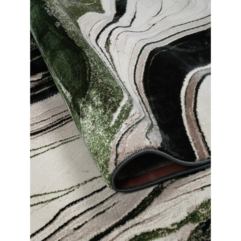 Geometric Area Rug, Runner 60 x 220 cm