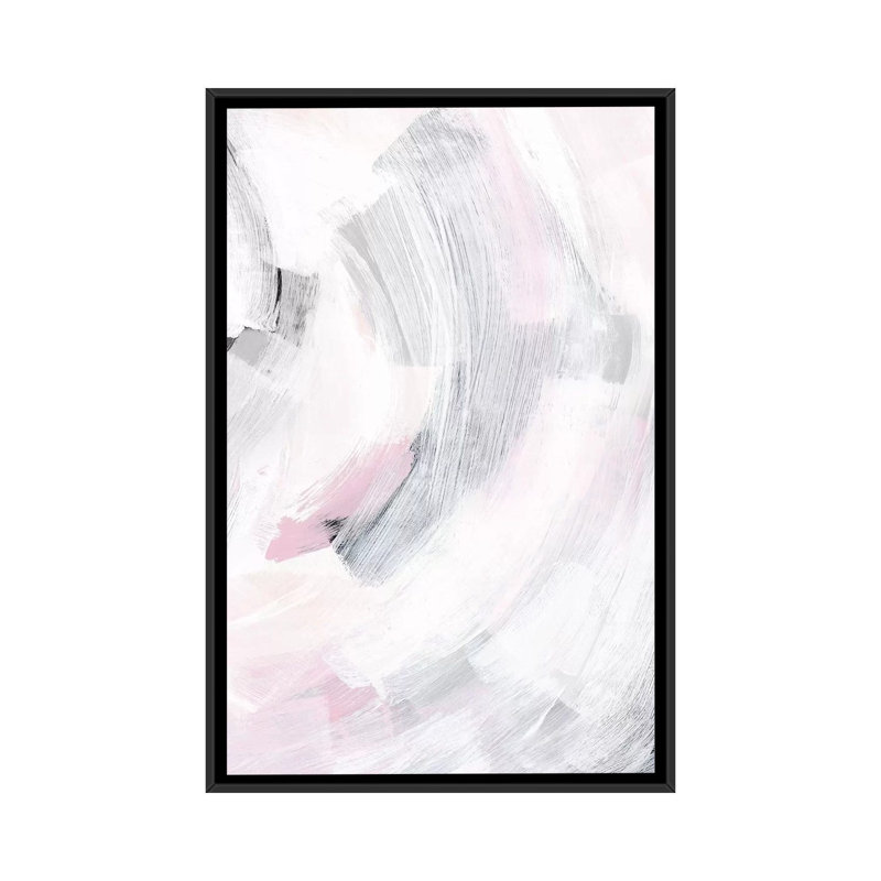 «Neutral Breeze II» par PI Studio - impression sur toile tendue, H 26 po x l 18 po x P 1,5 po, Toile avec cadre noir