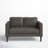 Jordy 54.5'' Faux Leather Loveseat-287458529