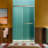 44-48" W x 80" H Double Sliding Semi- Frameless Shower Door with 5/16"(8mm) Clear Tempered Glass-116160213