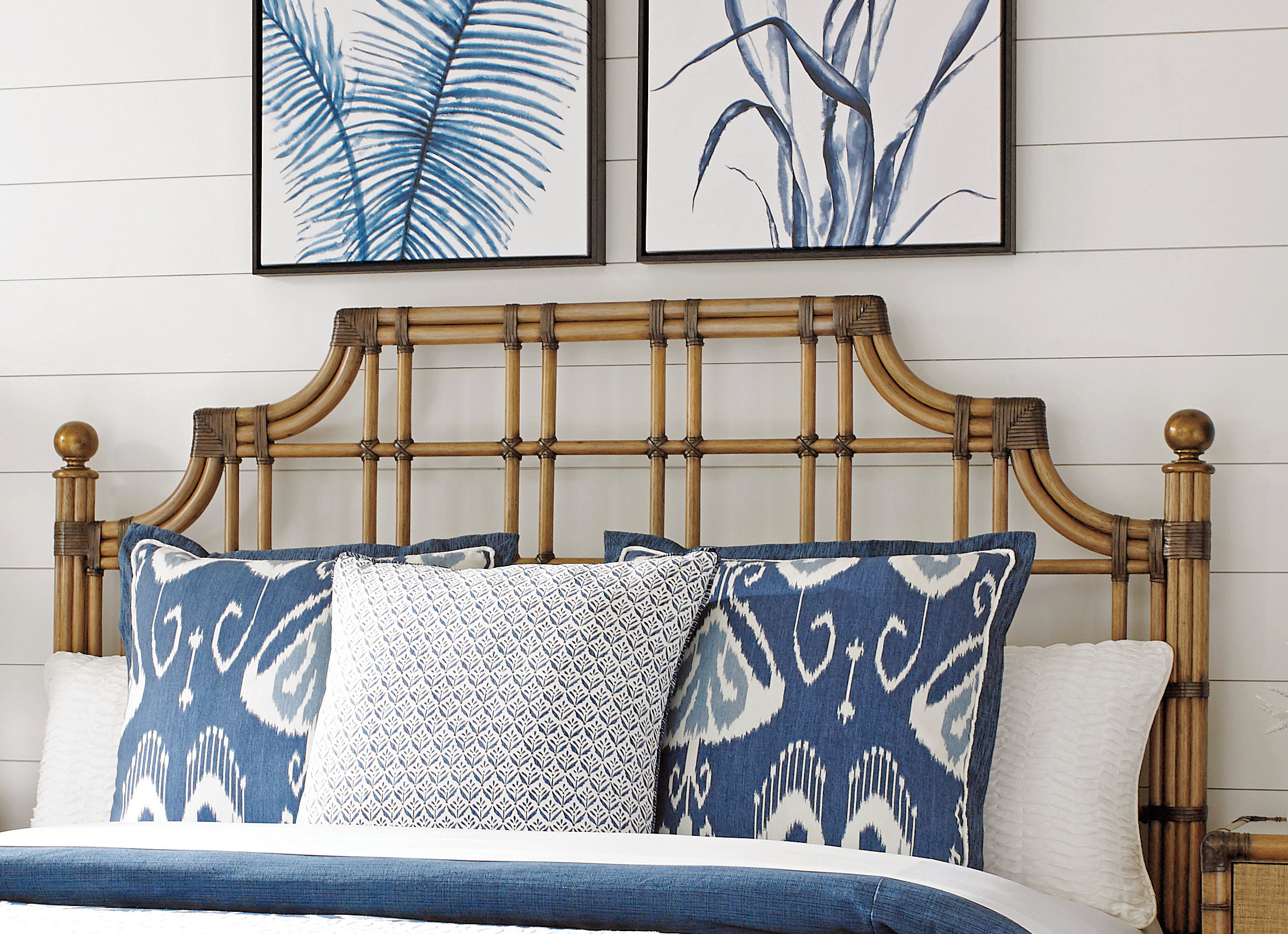 Tommy Bahama Home Twin Palms Kitts Rattan Headboard Reviews