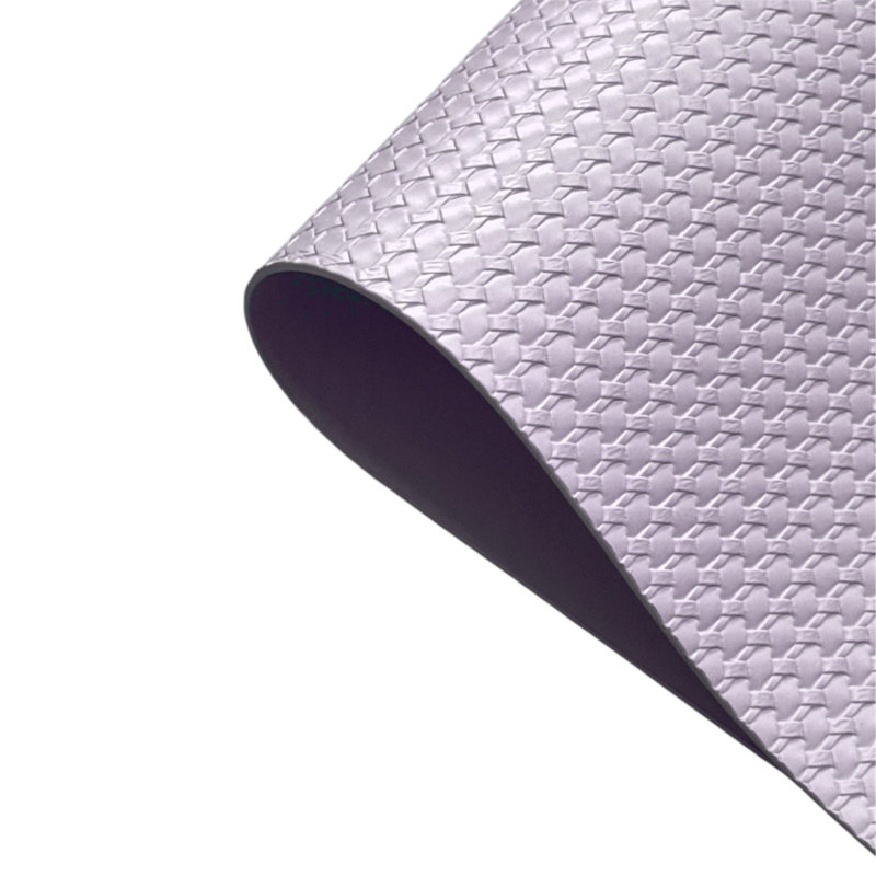  Ensemble de napperons rectangulaires réversibles en similicuir 12 po x 18 po Montclair, Lilac
