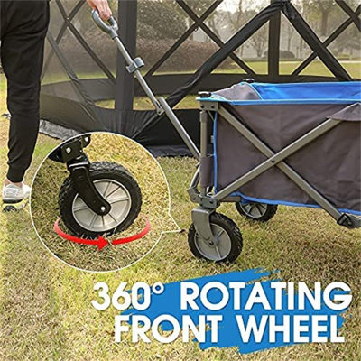 Brynley Camping with Wheels Folding Garden Carts
