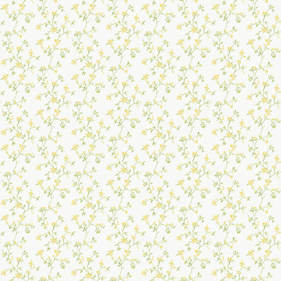 Galerie Miniatures 3 Yellow Floral Wallpaper
