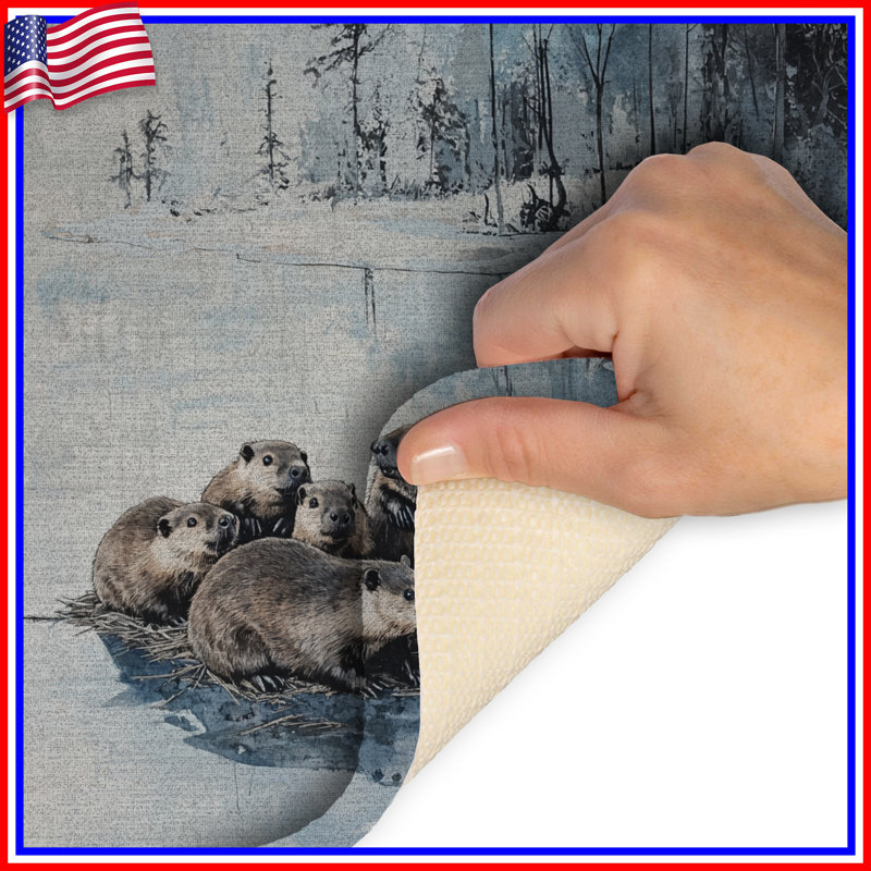 Tapis de bain Beavers, L 24 po x L 17 po
