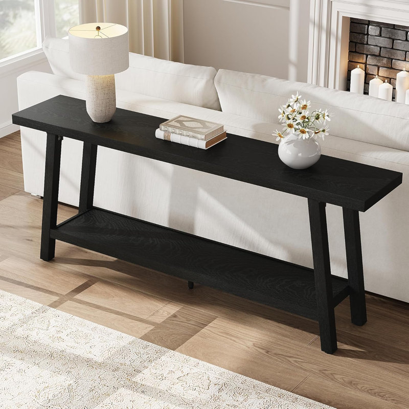 70.87" Long Console Tables, Black