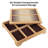 Trademark Games 4 Player Wood Multi-Game