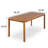Arden Patio 7-Piece Acacia Wood Dining Set With PE Rattan & Slatted Tabletop