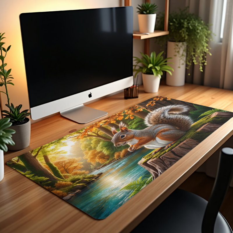 Polyester Desk Pad, 31.5x15.5