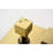 Bathroom Shower In Brushed Gold With 10 Inches Rain Head And Handheld , Wall Mounted High Dual Valve Trim For