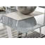 Ransart Modern Luxury Glass & Metal Dining Table Set With 6 Quilted Faux Leather Dining Chairs-61594705-61594700