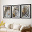 ABSTRACT Series CCLX III - Impression sur mesure avec cadre de qualité supérieure - 3 pièces-1845128160-1845128190