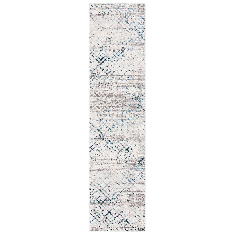 Clayton Performance Abstract Rug, Runner 2' x 8'