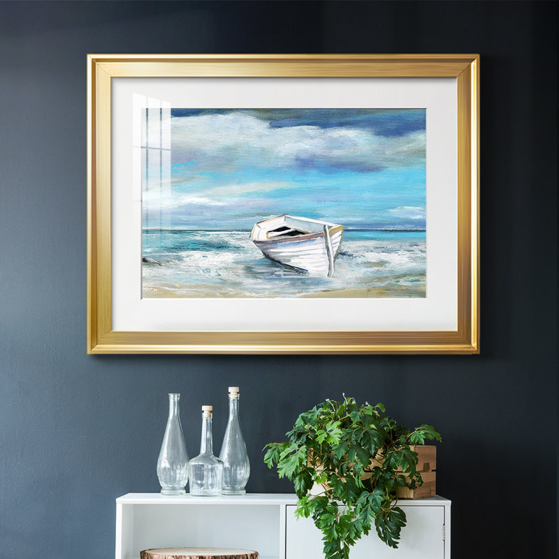 " Classic Coast ", Gold, 27" H x 39" W x 1.5" D