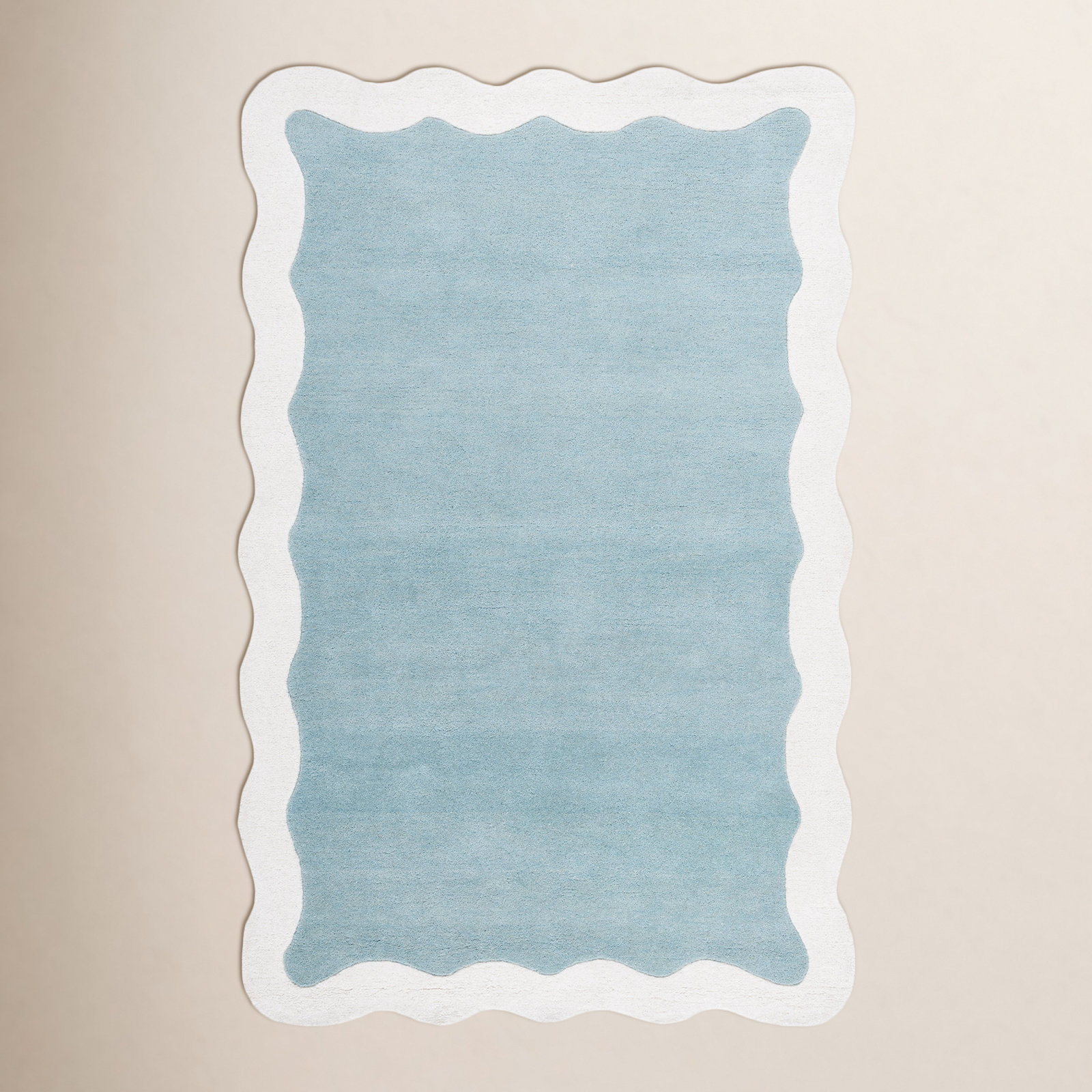 Hand-Tufted Wool Rug, Rectangle 5' x 8'