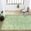 Tapis d'intérieur / extérieur crème / vert Delcine-864597786