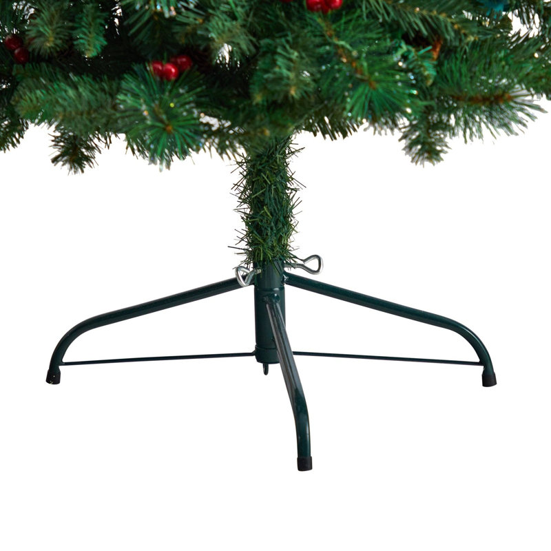 Flat Back Montreal Pine Artificial Christmas Tree