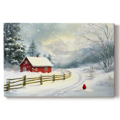 Art de Noël des Fêtes de Noël III - Toile tendue avec châssis - L XXXVII