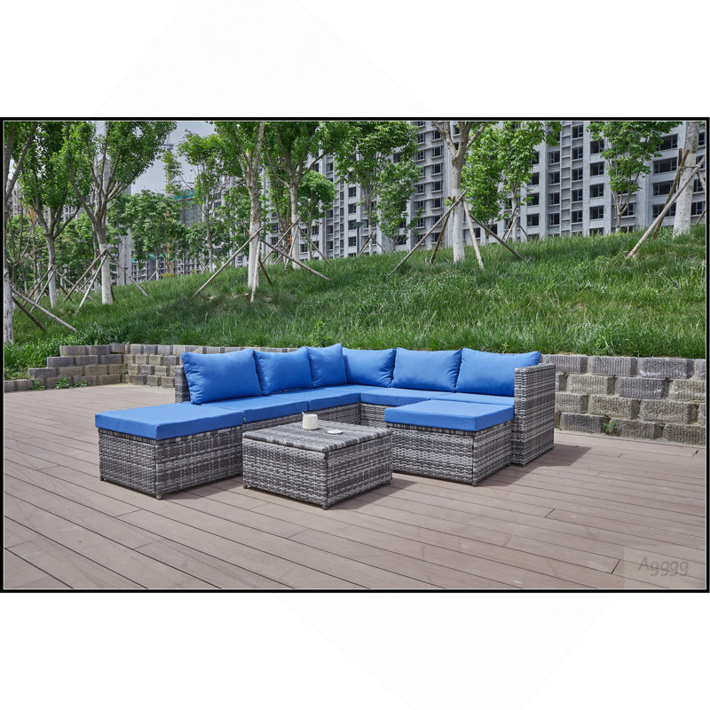 Patio Sofa with Cushions