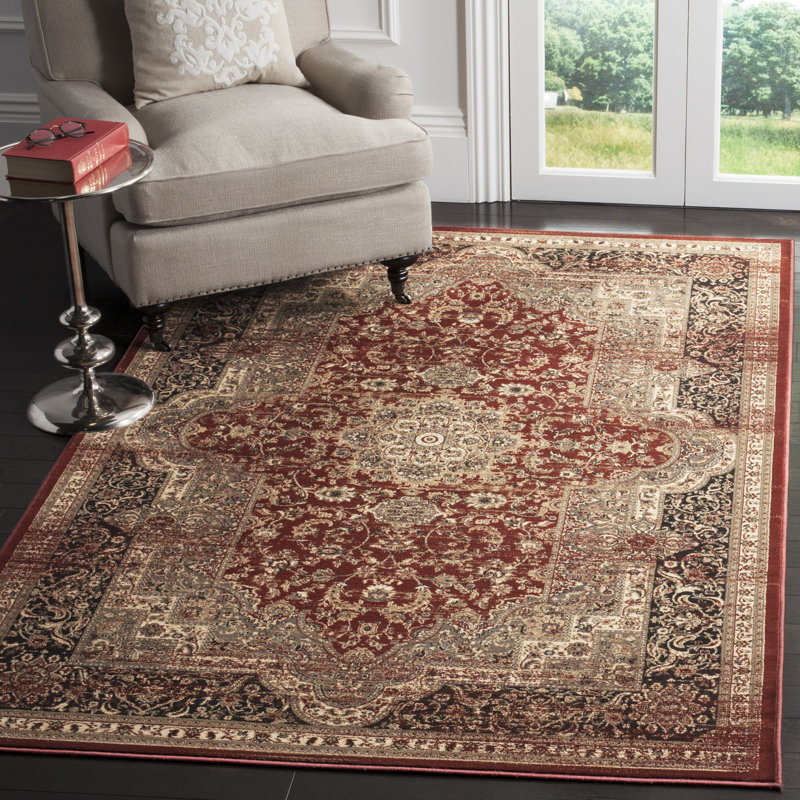 Tapis oriental performance rétro, Rectangle 4 pi x 5 pi 7 po