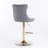 Swivel Velvet Barstools with Adjusatble Seat Height-1880070280-1880070260