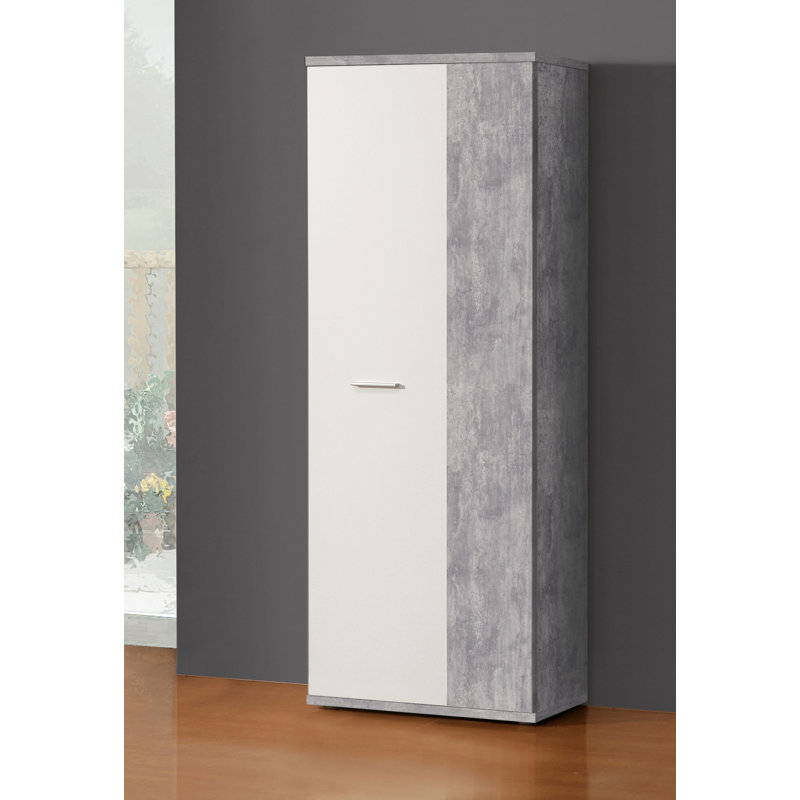Canonero 18 Pair Shoe Storage Cabinet, Grey/White