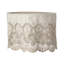 Abat-jour en mélange de lin brodé en dentelle - Abat-jour en tissu décoratif pour lampes de table et sur pied, éclairage décoratif élégant-718040297