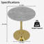 Table basse de 27,56 pouces de diamètre - 28,35 po de hauteur, table d'appoint de salon polyvalente-219447124-219447126