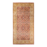 Classic One-of-a-Kind 6' X 12'4" Hand Knotted Area Rug