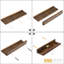 90cm Floating Shelves Set of 3