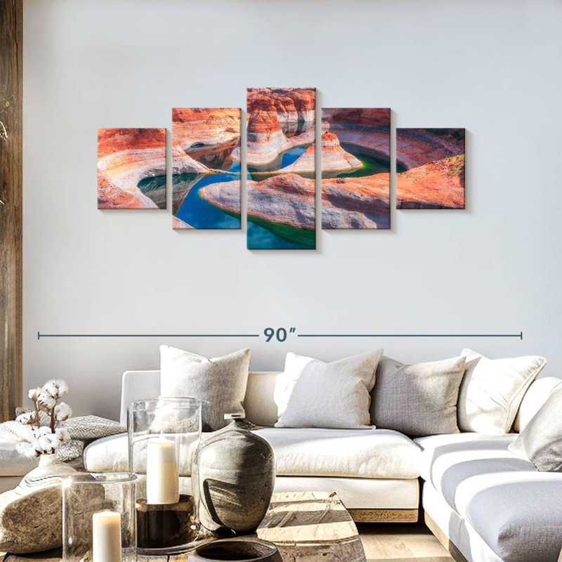Grand Canyon River, 30" H x 68" W