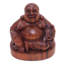 Jovial Buddha Original Wood Figurine