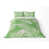 Motif floral vert