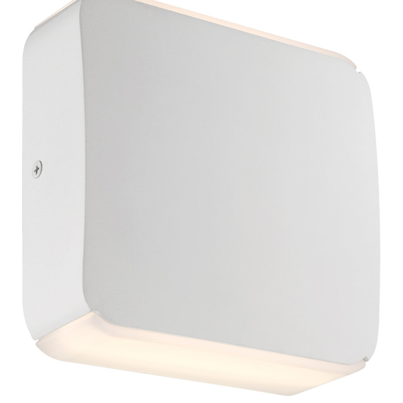 Arialynn Outdoor LED Wall Sconce, White