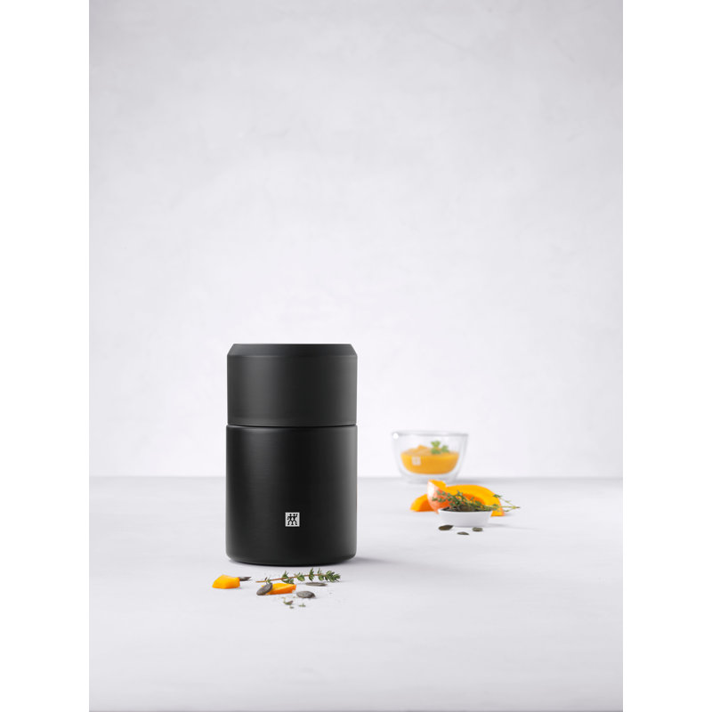 ZWILLING Thermo 23.6 Oz Bottle + Eats Set, Matte Black