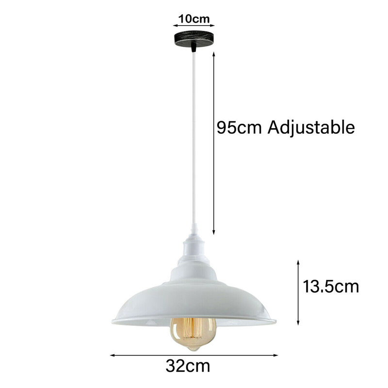 Circleville 1 - Light White Single Pendant