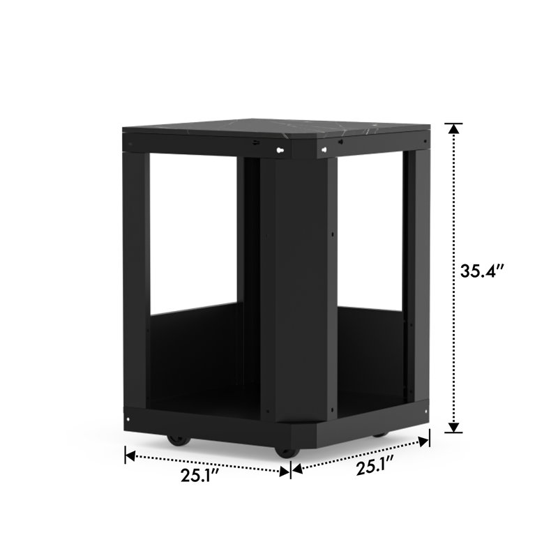 Akoah Outdoor Kitchen Modular Freestanding Corner Cabinet with Wheels