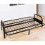 Base de futon ajustable noire