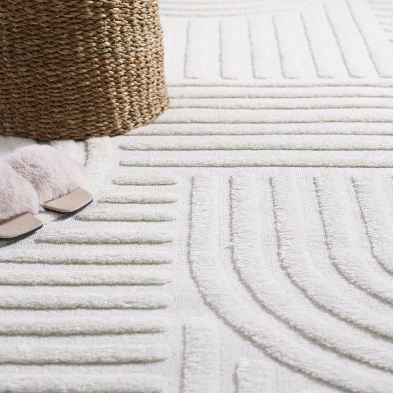 Tapis à poils longs Marysville, Rectangle 6 pi 3 po x 9 pi