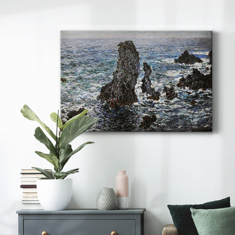 «The Pyramids», Falaises à Belle-Gallery, toile tendue, H 18 po x l 27 po