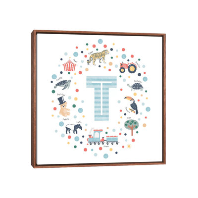 " Letter T " Graphic Art Print