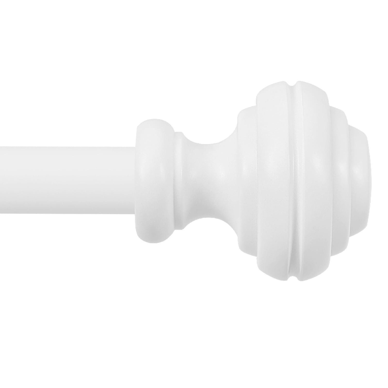 Passetas White Curtain Rods For Windows 48-84 Inch,3/4 Inch Heavy Duty ...