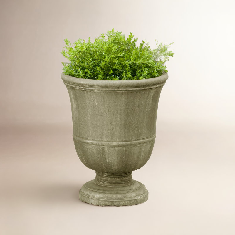 Connerton Urn Planter, Travertine