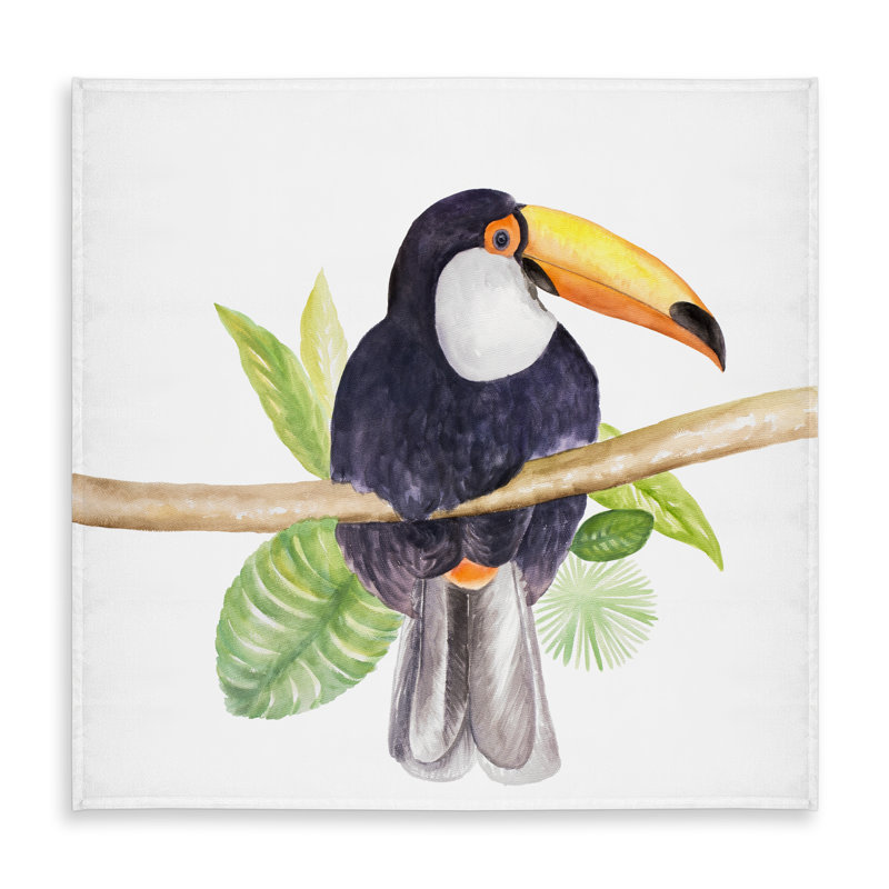 Toucan Wildlife Purple Tablecloth - Indoor Outdoor Decor