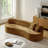 Eliseo Boneless 94.5"W Modern Compression High-Density Foam Sofa with 2 Pillow and No Assembly Needed-741210558