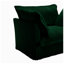 Canapé profond 2 places en velours côtelé, housse amovible, dimensions : 212 cm (L) x 84 cm (P) x 88 cm (H)