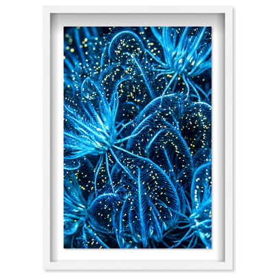 Neon garden Framed Graphic Art