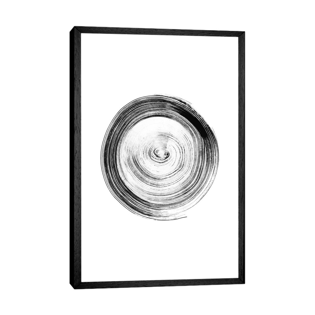 Ink Circle by Nouveau Prints - Print on Canvas