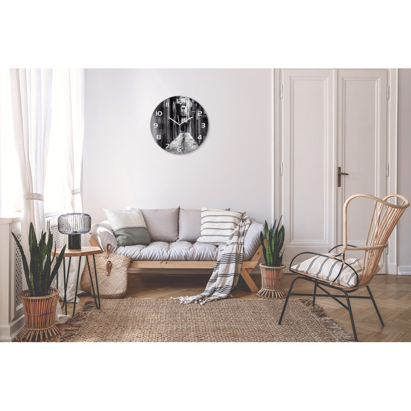 Jozelyn Glass Wall Clock